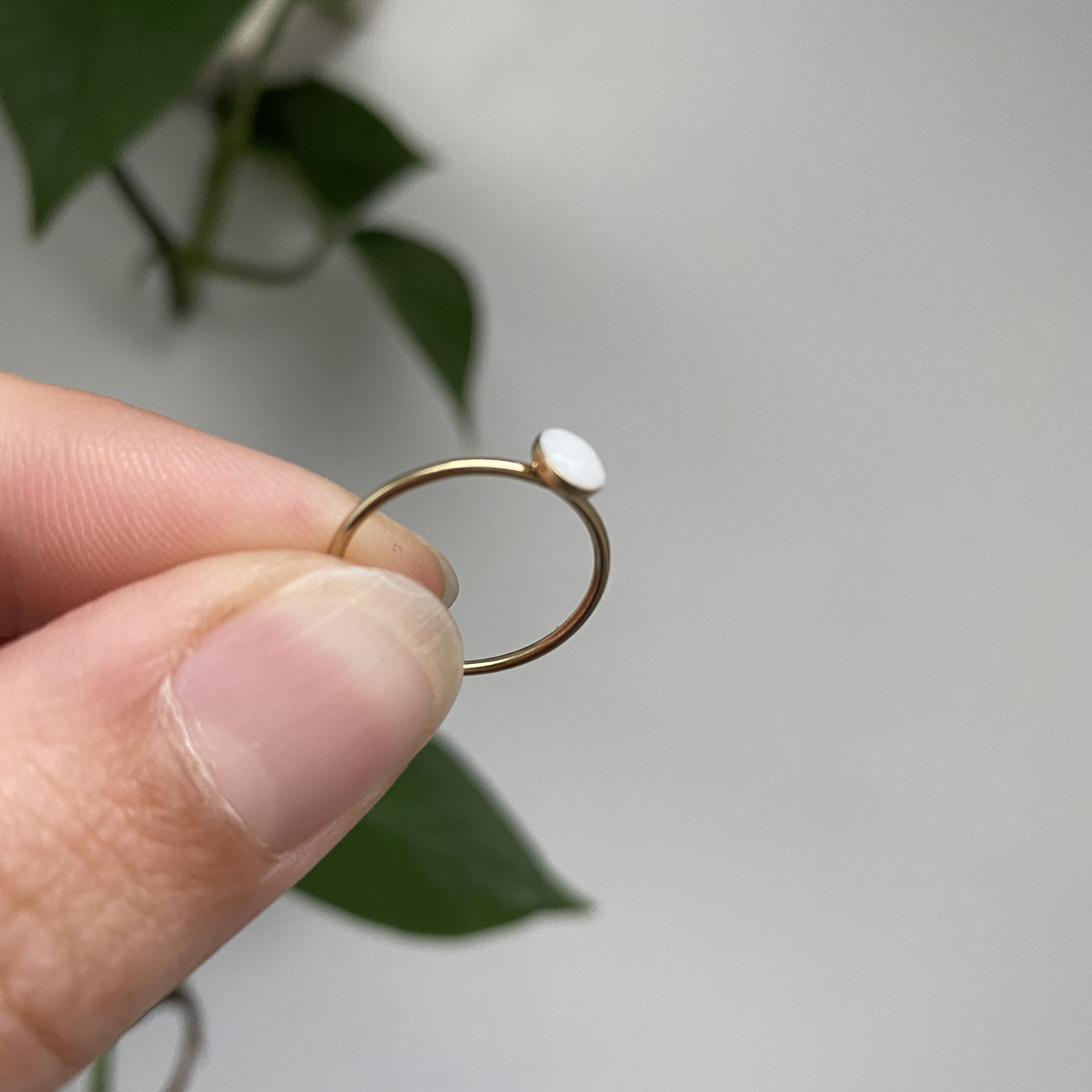 Bague 4mm Or rempli
La dernière goutte